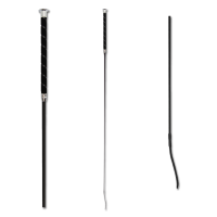 Frustino da dressage Waldhausen con manico in velluto Nero Frustino da dressage Waldhausen con manico in velluto Nero