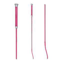 Frustino da dressage Waldhausen con impugnatura in gel Rosa