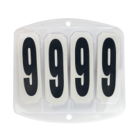 Pettorine per sottosella quadrati Waldhausen con chiusura in velcro Bianco