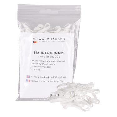 Elastici Waldhausen per criniera extra larghi Bianco Elastici Waldhausen per criniera extra larghi Bianco