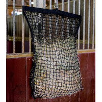 Rete per fieno Waldhausen con supporto per il riempimento Nero