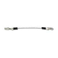 Fissaggio elastico Waldhausen per box e scuderia 55 cm Bianco / nero