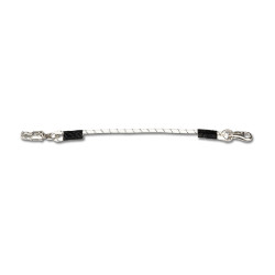 Fissaggio elastico Waldhausen per box e scuderia 55 cm Bianco / nero