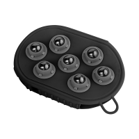 Guanto per massaggi e strigliatura Waldhausen Nero opaco Guanto per massaggi e strigliatura Waldhausen Nero opaco