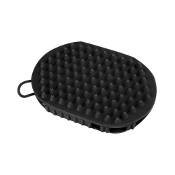 Guanto per massaggi e strigliatura Waldhausen Nero opaco