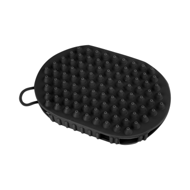 Guanto per massaggi e strigliatura Waldhausen Nero opaco