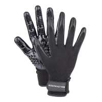 Guanto per la strigliatura Waldhausen Nero