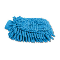 Guanto da toelettatura in microfibra Waldhausen Blu azzurro