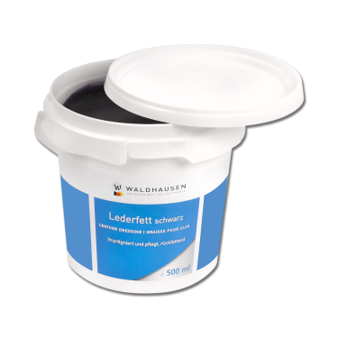 Grasso per cuoio Waldhausen nero 500 ml Grasso per cuoio Waldhausen nero 500 ml