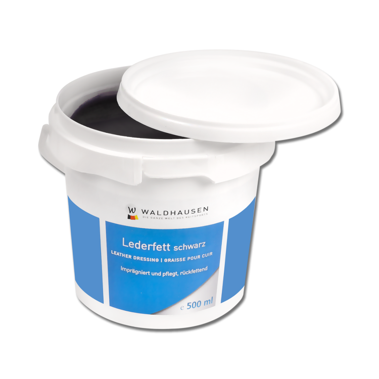 Grasso per cuoio Waldhausen nero 500 ml