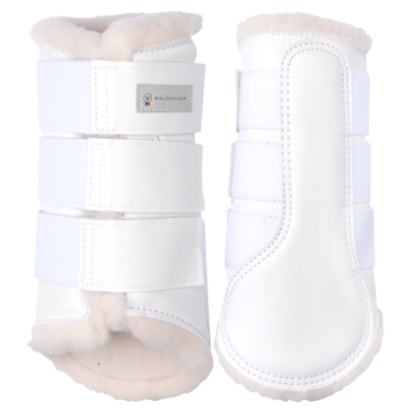 Stinchiere da addestramento Waldhausen Soft Bianco