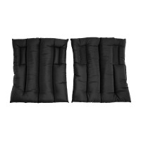 Stinchiere da scuderia Waldhausen in confezione da 2 Nero / nero