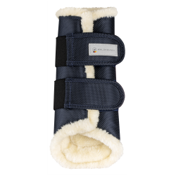 Stinchiere da dressage Waldhausen Comfort Blu notte / natura