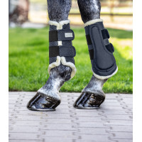 Stinchiere da dressage Waldhausen Comfort Nero / naturale