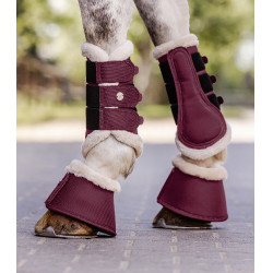 Stinchiere da dressage Waldhausen Comfort Light Rosso vellutato