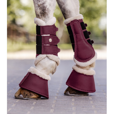 Stinchiere da dressage Waldhausen Comfort Light Rosso vellutato