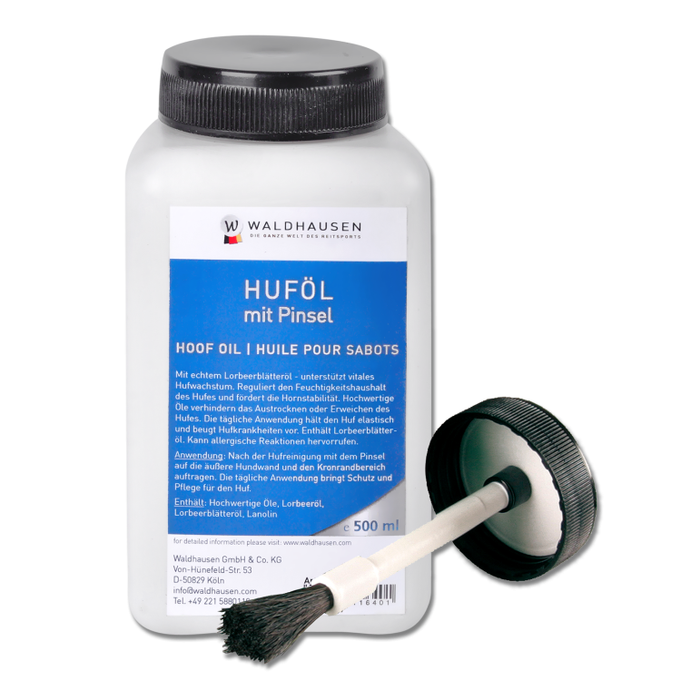 Olio per zoccoli Waldhausen all'alloro 500 ml Olio per zoccoli Waldhausen all'alloro 500 ml