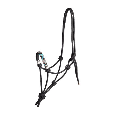 Capezzina Waldhausen con nodi Pearls Nero