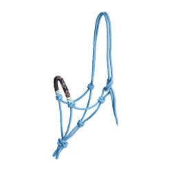 Capezzina Waldhausen con nodi Pearls Blu azzurro