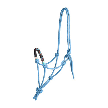 Capezzina Waldhausen con nodi Pearls Blu azzurro