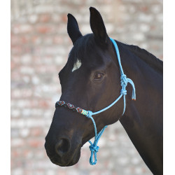 Capezzina Waldhausen con nodi Pearls Blu azzurro