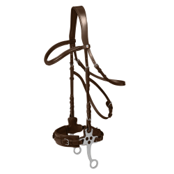Hackamore Waldhausen X-Line bridone Marrone Hackamore Waldhausen X-Line bridone Marrone