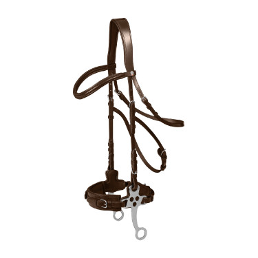 Hackamore Waldhausen X-Line bridone Marrone Hackamore Waldhausen X-Line bridone Marrone