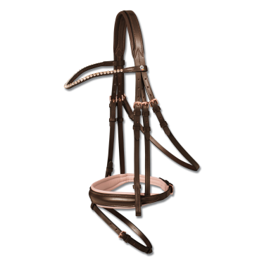 Briglia Rosé Waldhausen X-Line Marrone