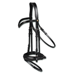 Briglia verniciata Blackshine Waldhausen S-Line