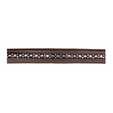 Capezzina in cuoio Waldhausen Crystal X-Line Marrone / oro