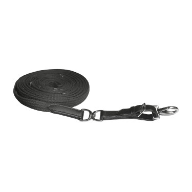 Longhina da voltare con fibbia Waldhausen con fermaglio e occhiello girevole Nero