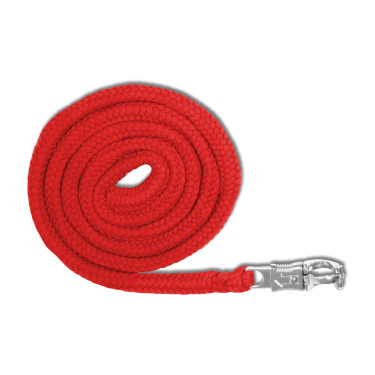 Lunga da cavezza Waldhausen Economic con moschettone anti-panico Rosso