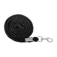 Lunga da cavezza Waldhausen Plus con moschettone Nero