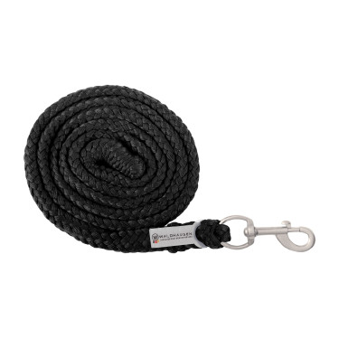 Lunga da cavezza Waldhausen Plus con moschettone Nero