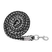 Lunga da cavezza Waldhausen Plus con moschettone Nero / grigio Lunga da cavezza Waldhausen Plus con moschettone Nero / grigio