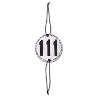 Numero di partenza rotondo Waldhausen Crystal Bianco