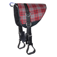 Pad da monta a pelo Waldhausen Bar-Back-Pad Grigio / rosso Pad da monta a pelo Waldhausen Bar-Back-Pad Grigio / rosso
