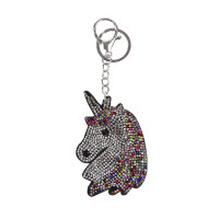 Portachiavi Waldhausen Unicorno Argento / multicolore