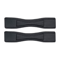 Protezione per speroni Waldhausen in cuoio, la coppia Nero Protezione per speroni Waldhausen in cuoio, la coppia Nero