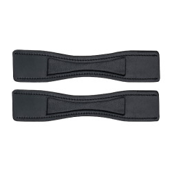 Protezione per speroni Waldhausen in cuoio, la coppia Nero