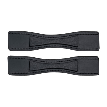 Protezione per speroni Waldhausen in cuoio, la coppia Nero