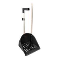 Raccoglitore per letame Waldhausen ShakerXL con rastrello Nero