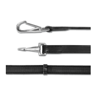 Redini Waldhausen antiscivolo con moschettone Nero