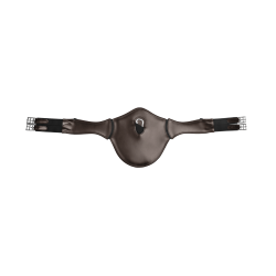 Pettorale con bavetta Waldhausen in cuoio con elastico Marrone