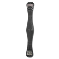 Sottopancia corto Waldhausen in cuoio con elastico Nero