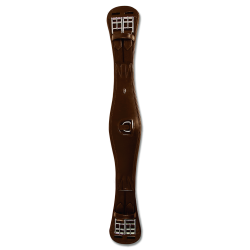 Sottopancia corto Waldhausen in cuoio con elastico Marrone