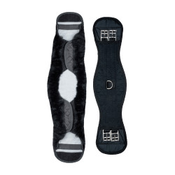 Sottopancia corto Waldhausen in pelle di agnello Nero / nero