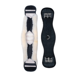 Sottopancia corto Waldhausen in pelle di agnello Nero / naturale