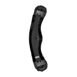 Mezza circonferenza Waldhausen corta in tessuto imbottito Nero / nero