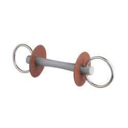 Morso a filetto Beris cannone Comfort fine anello 6 cm